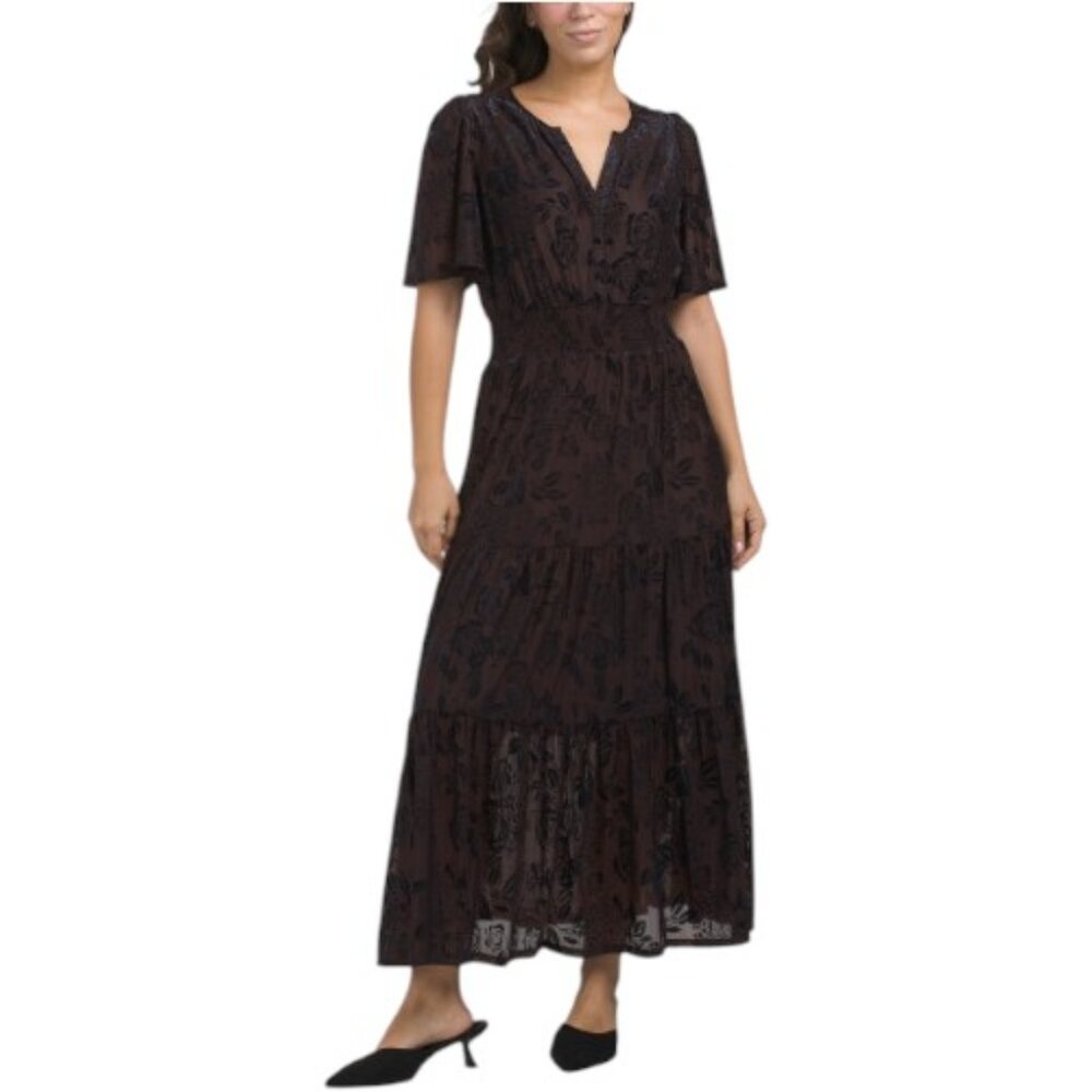 SUPER NATURAL BY SECRET MISSION Velvet Maxi Dress